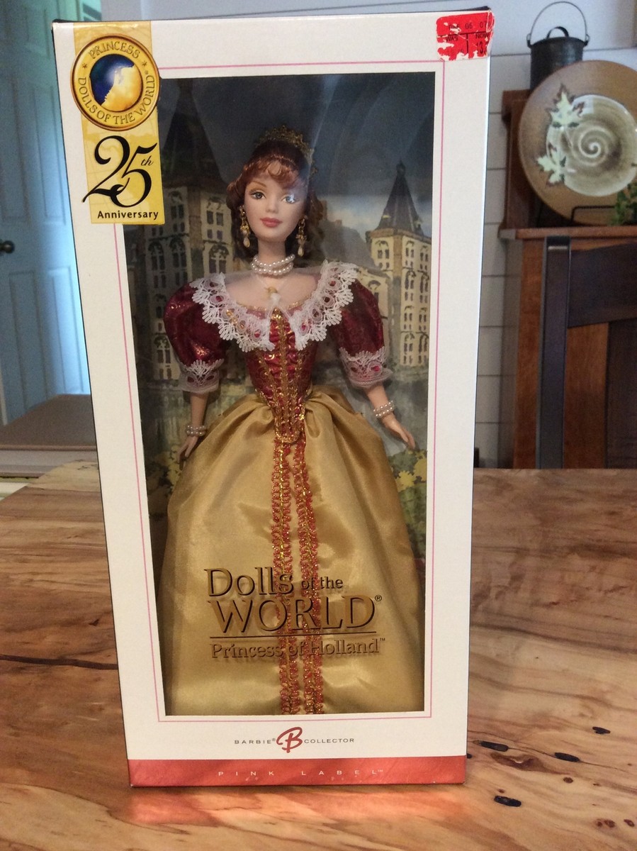 ヤンピー着用メルカリ内1点 Ｌ　pedestal DABbrrrsos 2005 PINK LABEL BARBIE PRINCESS OF HOLLAND #G8055 - ORIGINAL BOX