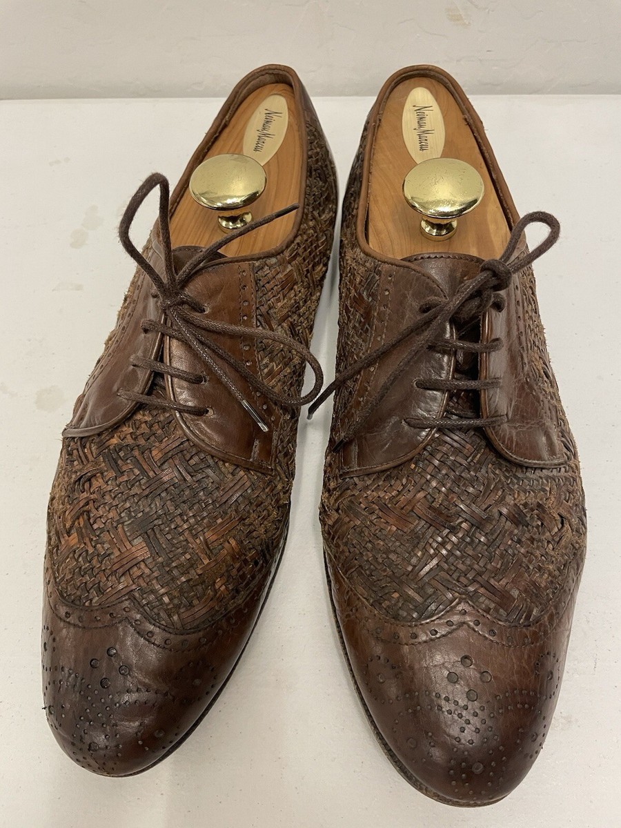Bragano by Cole Haan Made in Italy Vintage Woven Leather  display picture 1