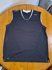Nike Dri Fit Shirt Tank Top Basketball Black Size Extra Large XL