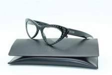 NEW MOSCHINO MOS 006/S 2M2 99 BLACK AUTHENTIC EYEGLASSES W/ CASE MOS006/S 52-18