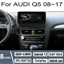 10.2" Android Navigation Car Gps Stereo Radio Wifi For Audi Q5 Mmi 2g 3g 4 64g
