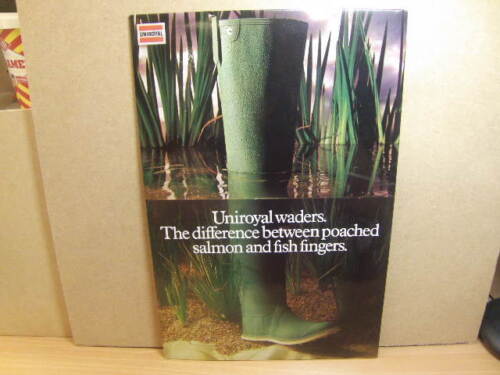 Uniroyal Waders – unused 15” x 10” display sign c1970s - Picture 1 of 1