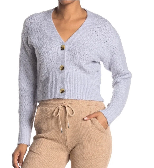 Dusty hot sale blue cardigan