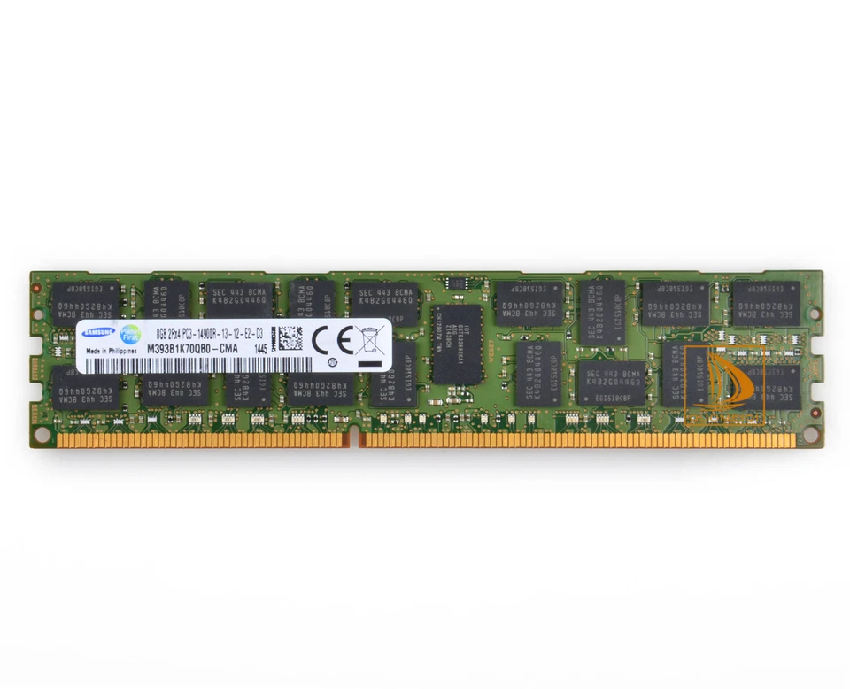 Samsung 80GB 10X 8GB 2RX4 PC3-14900R DDR3 RAM 1866Mhz ONLY ECC REG Server Memory - Image 2 of 4