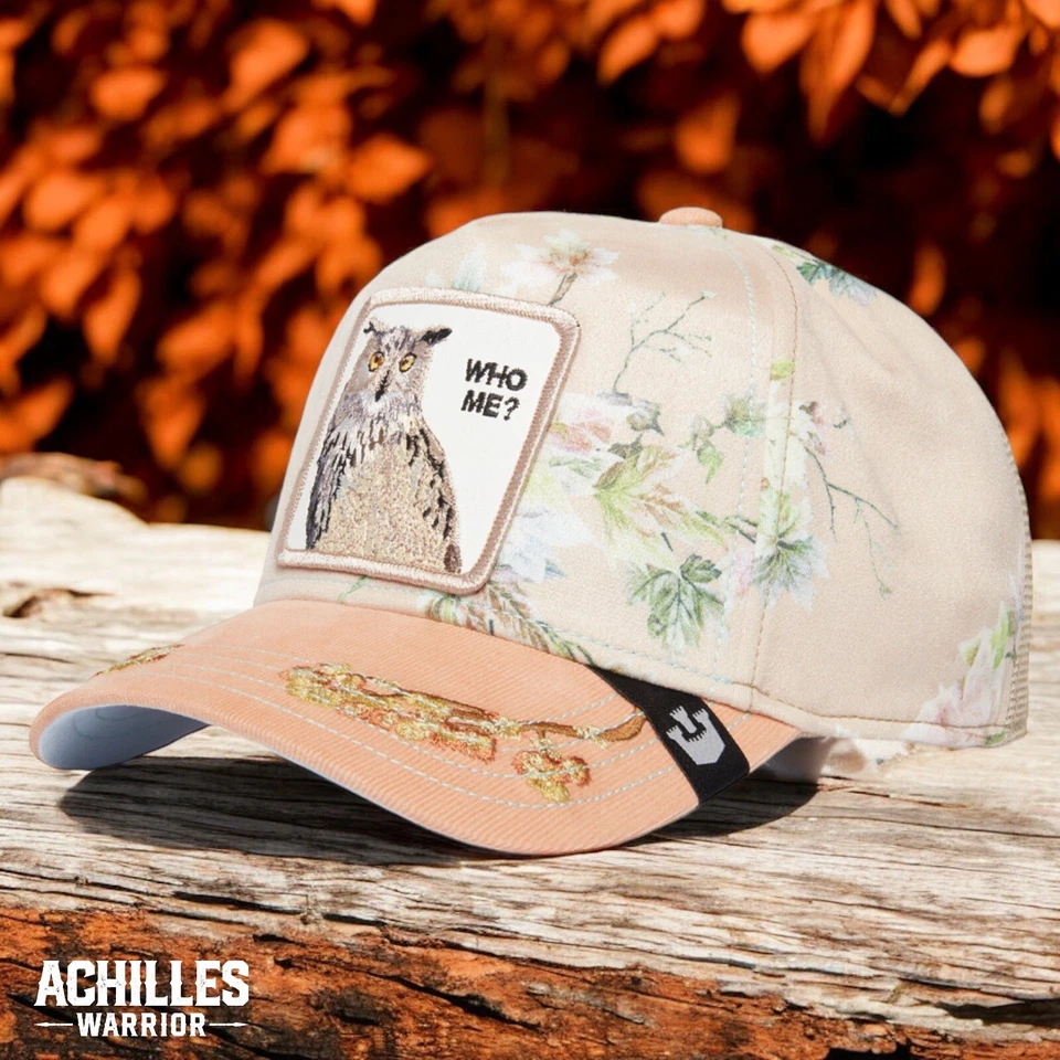 Goorin Bros Trucker Friday Drop Cookie Thief - ¿QUIÉN SOY? Parche de búho floral limitado Foto 2 de 4