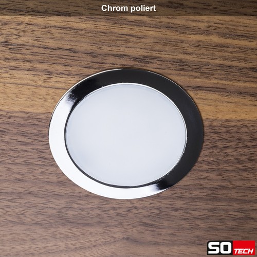 Luces LED para muebles Giulia 3W blancas cálidas o frías luces empotradas punto de montaje - Imagen 4 de 10