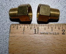 TWO (2) DORMAN MALE Flare Fitting 1/4" x 1/8" MNPT 490-312  FORD Tractor 87971S 