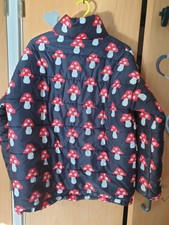 Toadstool Quilted Short Womens Jacket Size 12 Uk From Dolls Kill