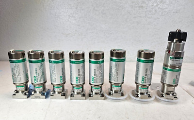 (Lot of 8) CKD MAGD-11R-AT2-C01 Pneumatic N.C. Diaphragm Valves & Other