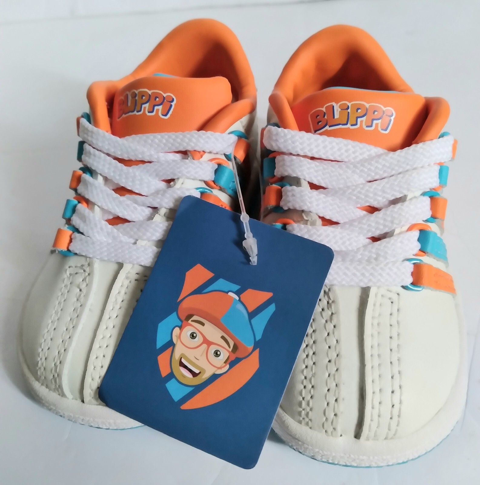 Blippi K-Swiss Color Changing Shoes 4 kids Unisex White Orange Blue Rare | eBay