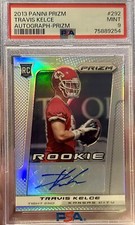 2013 Panini Prizm TRAVIS KELCE RC “Silver Prizm”Autograph (#12/99) KC CHIEFS🏉