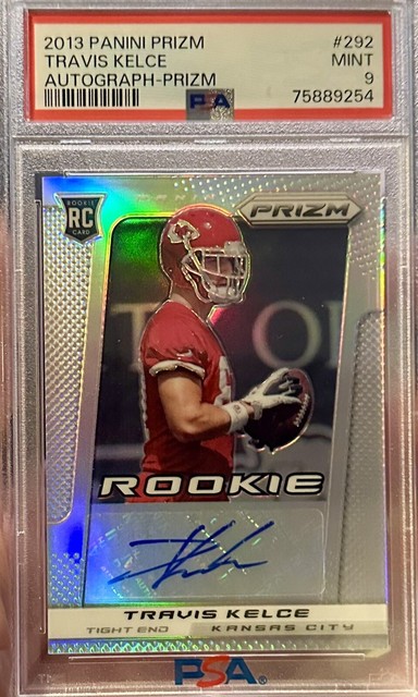 Travis Kelce 2013 Panini Prizm Rookie Autographs Silver