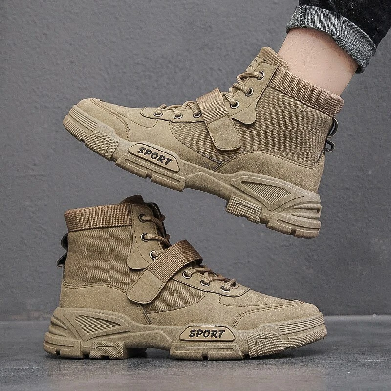 White work shop boots mens