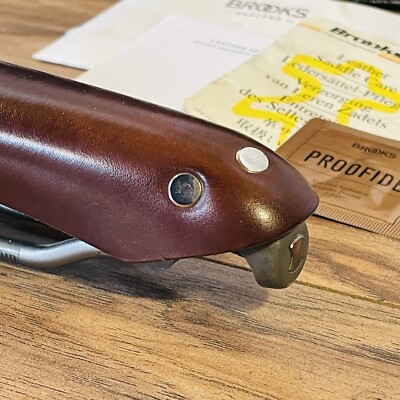 Brooks B15 Swallow Titanium Rail Saddle Brown Low Mileage | eBay