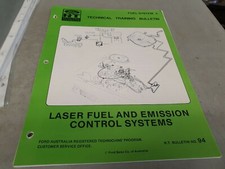 1980s FORD LASER  Technical Training Bulletin - FUEL & EMISSION CONTROL SYSTEMS