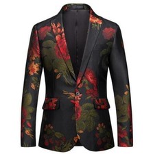 Mens Slim Fit "Dahlia" Suit Jacket Business Work Party Formal Blazer Suit Coat