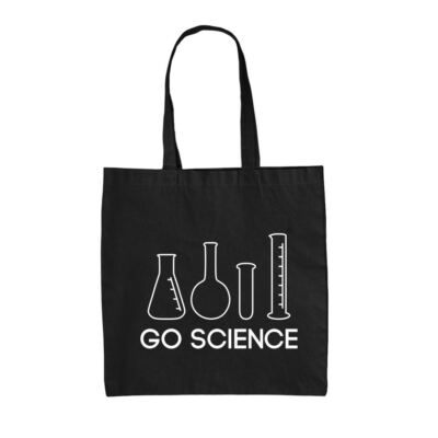 Go Science - Canvas Tragetasche - Physikwissenschaftler Nerd Chemie Student