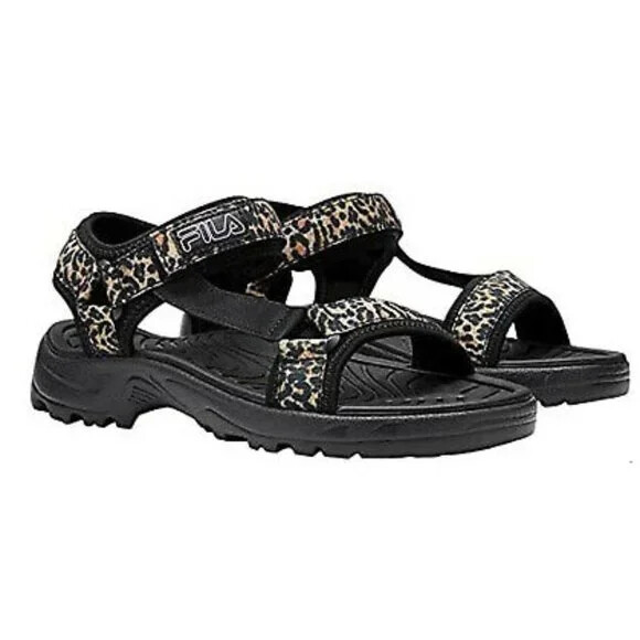 Fila Sandali Donna Andros River Cinturino Regolabile Andros Leopardato Taglia:11 ()