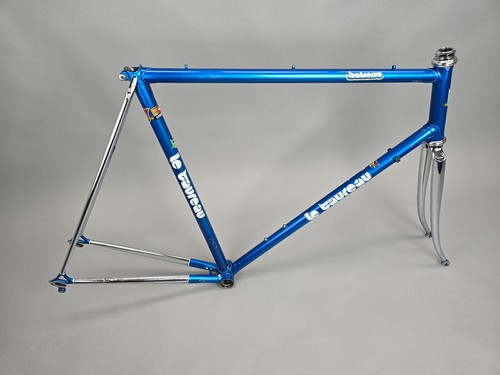 Rahmen Set Le Taureau Columbus Speciale SL Campagnolo 60 cm Blau vintage frame - 第 10/20 張圖片