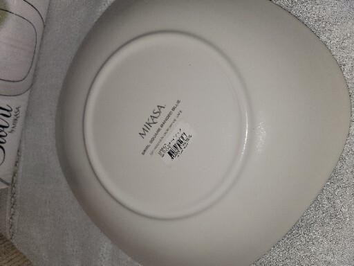 Mikasa Dinnerware Square Banded Blue Blue 3-Pc Place Setting, Dinner Set 5158938