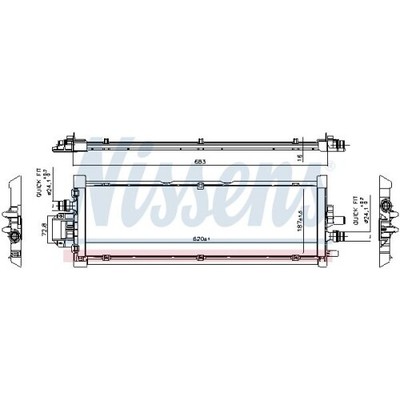 Radiateur D'huile Moteur NISSENS 90966 Au Meilleur Prix