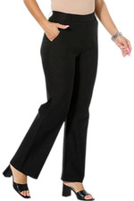 Antthony Women's Modern Essential Straight Leg Pant Black