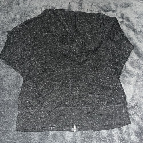 Nike Jacket Full Zip Girls Size XL Gray Lightweight With Hood EUC - Picture 6 of 6