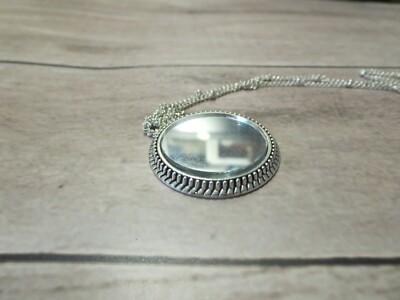 Mirror necklace Choker protection necklace Mirror Witch s Eye charm 