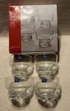 Dessert Bowls Studio Nova WX003/418 Set Of 4 Glass. Citadel Footed. Glassware