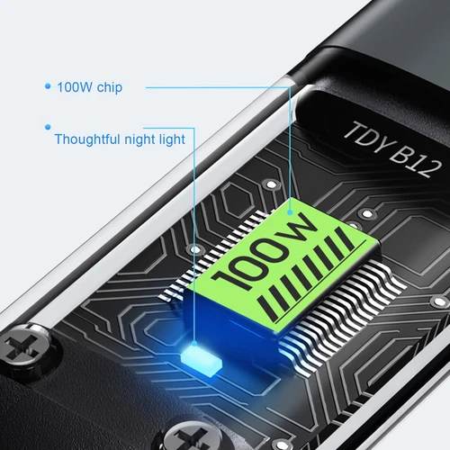 Cavo di Ricarica Super Veloce 3 in 1 Luminoso Trasparente, Cavo USB Ricarica Rapida - Foto 6 di 21