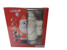 Creatology Christmas Ceramic Kids Craft Kit Paint Your Santa Cookie Jar New