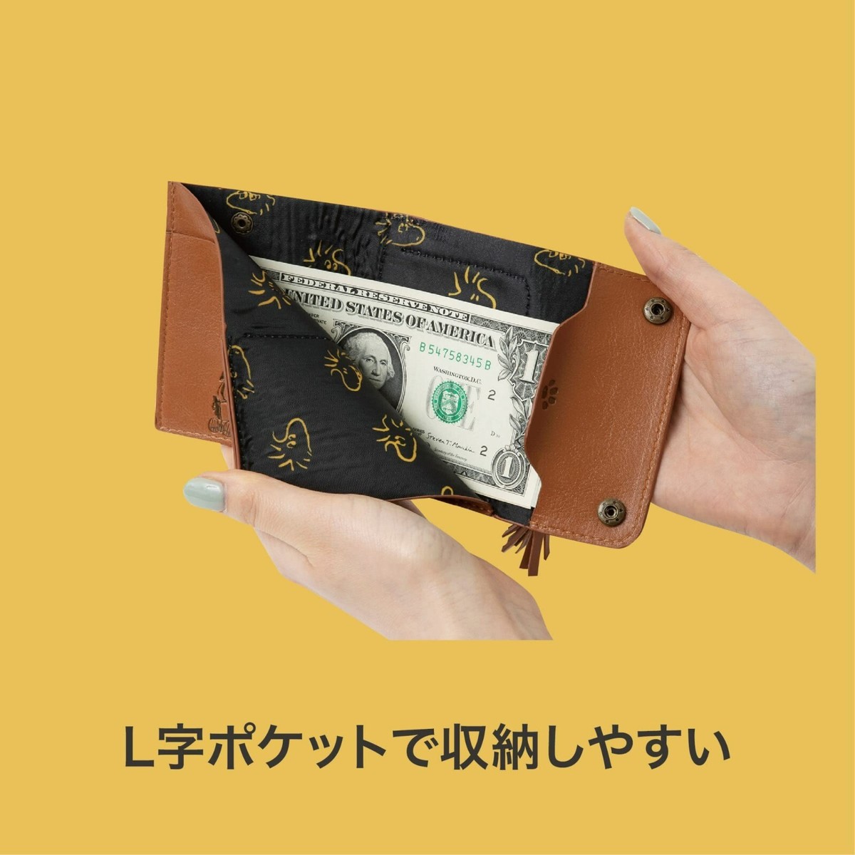 Snoopy Tiny Wallet Book Snoopy's Minimal Tri-fold Wallet Japan | eBay