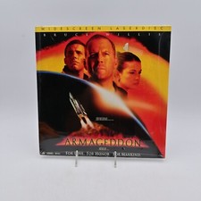 Vintage 1998 Armageddon Widescreen Laserdisc Bruce Willis Sci-Fi Movie