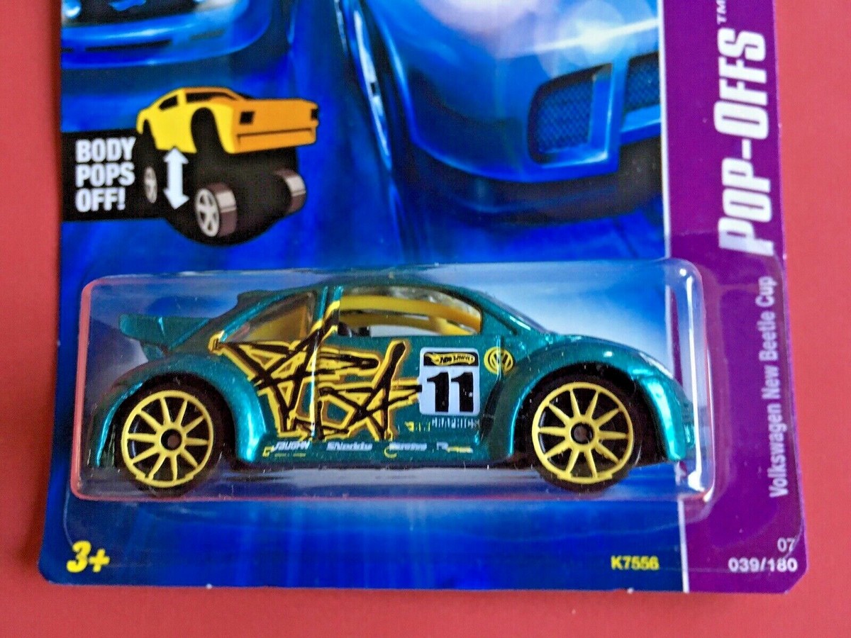 2007 Hot Wheels: Volkswagen New Beetle Cup Pop-Offs 39/180 K7556