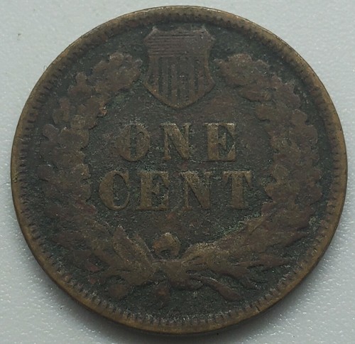 1896 Indian Head Cent Penny US Coin #15 - Picture 2 of 2