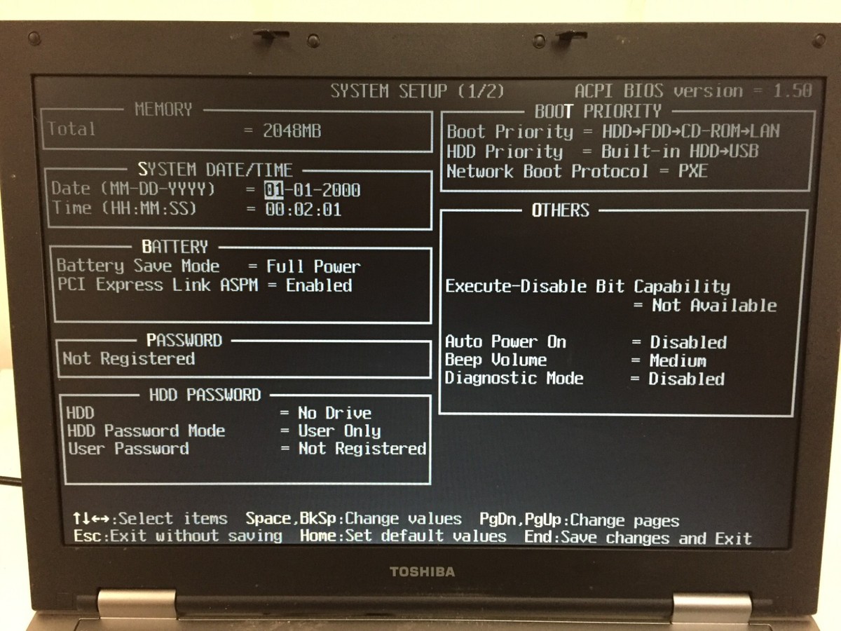 Toshiba Tecra A8-EZ8311 15.4