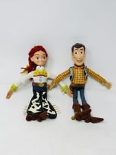 Toy Story Jessie Yodeling Cowgirl & Woody 14” Pull String Talking Dolls LOT