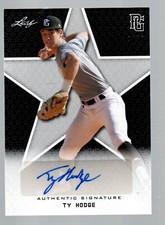 2020 Leaf Perfect Game National Showcase Auto Black #BATH7 Ty Hodge 4/50