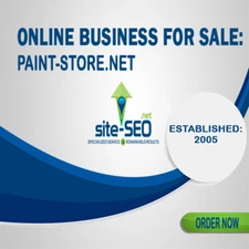 ONLINE BUSINESS FOR SALE:PAINT-STORE.NET