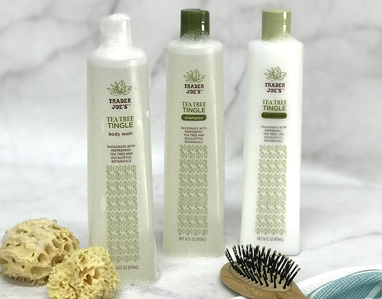 U Pick Trader Joe's Tea Tree Tingle Shampoo Conditioner Body Wash | eBay