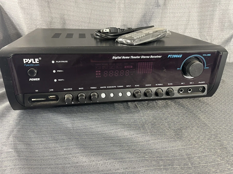 Pyle PT390AU Digital Home Theater Stereo Receiver - Image 4 of 4