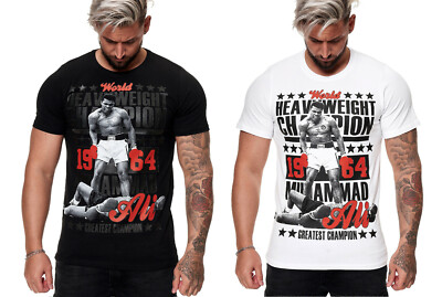 Muhammad Ali Boxing T-Shirt World Heavyweight Champion 1964 KO Mike Tyson