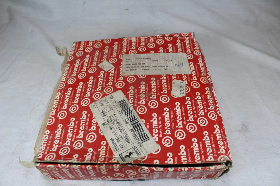 Ferrari NEW Brake Pad Set 360 Challenge Stradale Enzo Factory OEM P/N 70000965 - Image 3 of 4