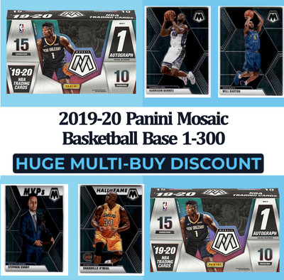 2019-20 Panini Mosaic Basketball NBA Base 1-300 - Pick Your Card