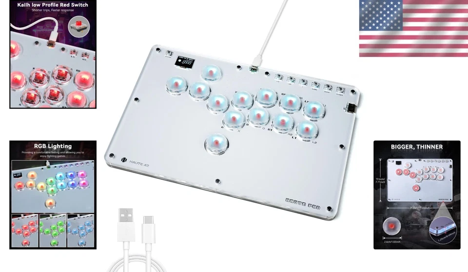 Controlador Arcade RGB Street Fight para Multiplataforma Foto 2 de 4