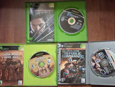 LucasArts Activision Xbox Star Wars Clone Wars Republic Commando Wolverine Manu 