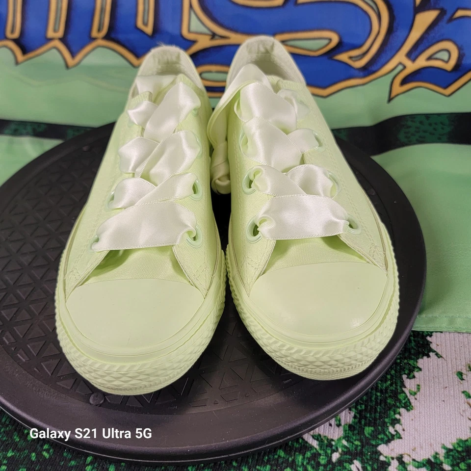 Converse CTAS большой отверстия OX Tinker Bell едва вольт младший размер 4Y 661876C - Изображение 4 из 4