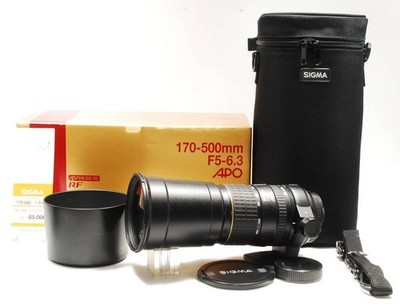 [NearMint W/BOX Case] SIGMA APO 170-500mm F5-6.3 For Nikon Mount From Japan