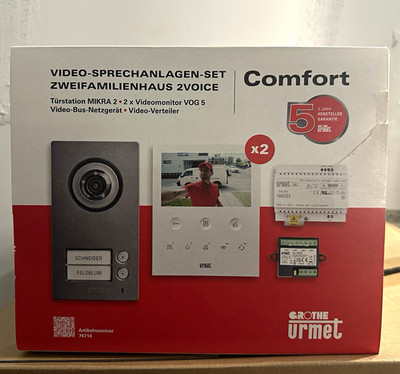 Grothe Urmet Comfort Video-Sprechanlagen-Set 2Voice 2FH, 2x VOG5 5'' MIKRA2