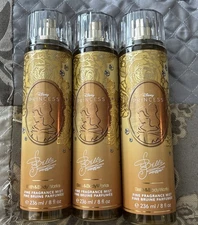 3 Bath & Body Works DISNEY PRINCESS BELLE Fine Fragrance Mist 8 fl oz  NEW!